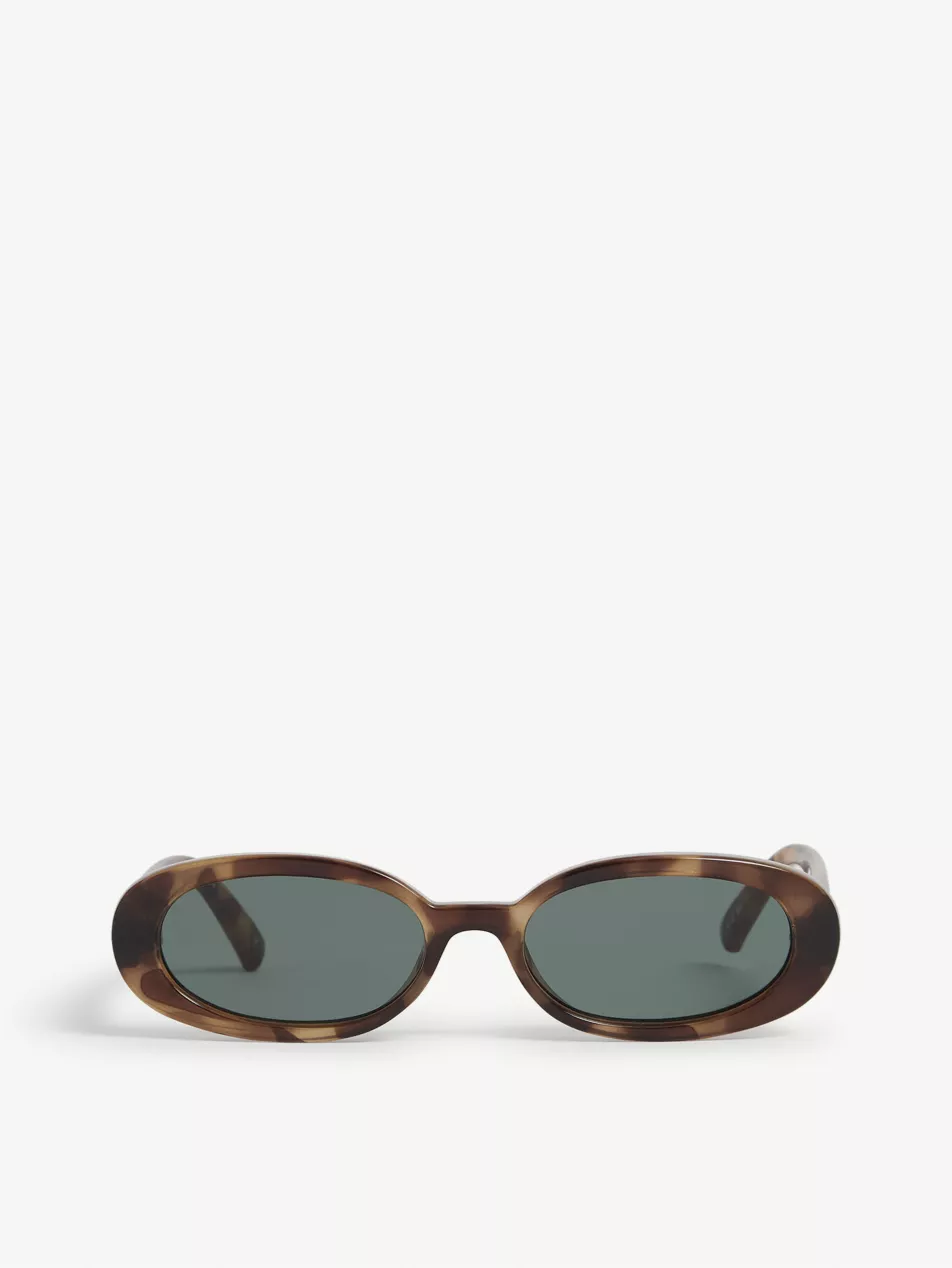 Outta Love Oval-Frame Polycarbonate Sunglasses