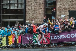 Images from the elite men's Road Race at the 2023 UCI World Championships in Glasgow