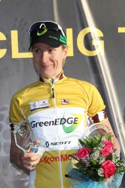 2012 Ladies Tour of Qatar winner Judith Arndt (GreenEdge-AIS)