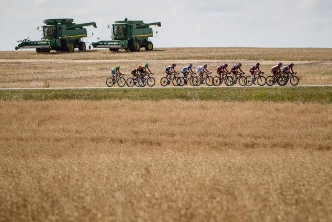 Lots more farmland for today's riders to see.