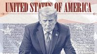 US Patriot Passport showing Donald Trump 