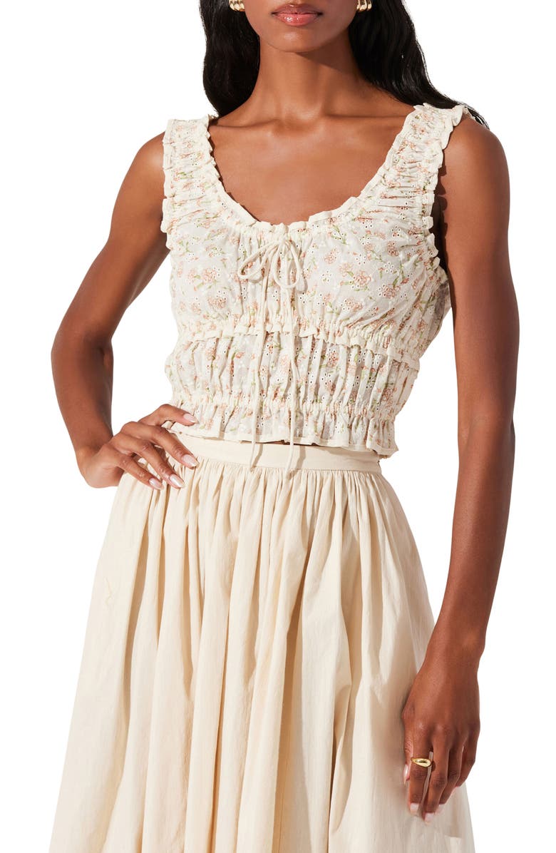 Kiss Shird Rafal Sleeveless Crop Top