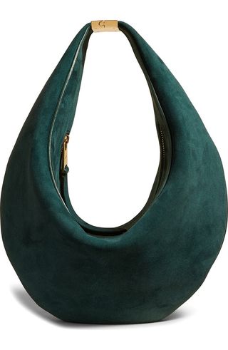 Small Olivia Suede Hobo Bag