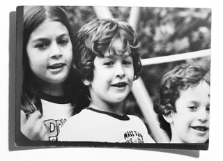 Emhoff, center (age 6), with his siblings, Jamie (8) and Andy (4), in 1970