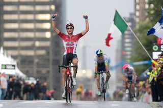 Tim Wellens (Lotto Soudal) won a rain-soaked Grand Prix Cycliste de Montreal on Sunday