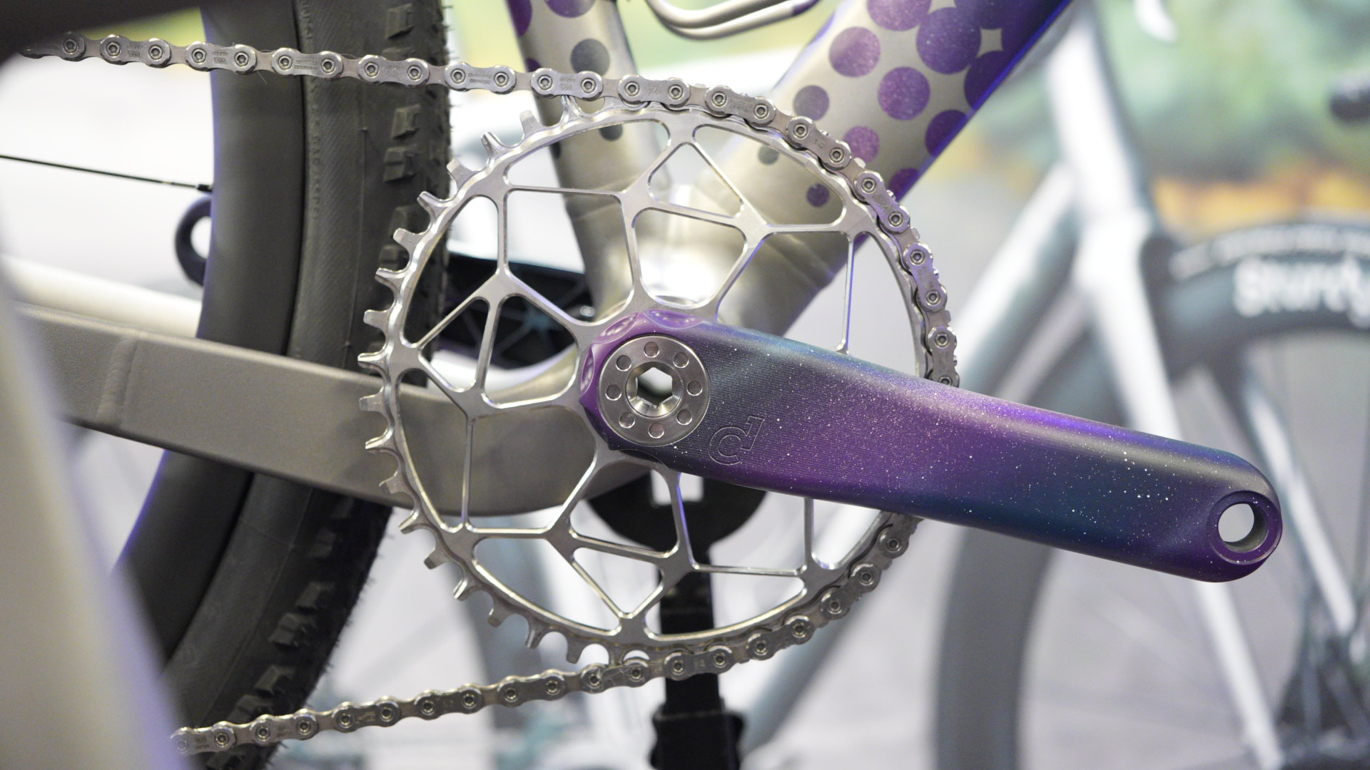 close up details of expensive bikes