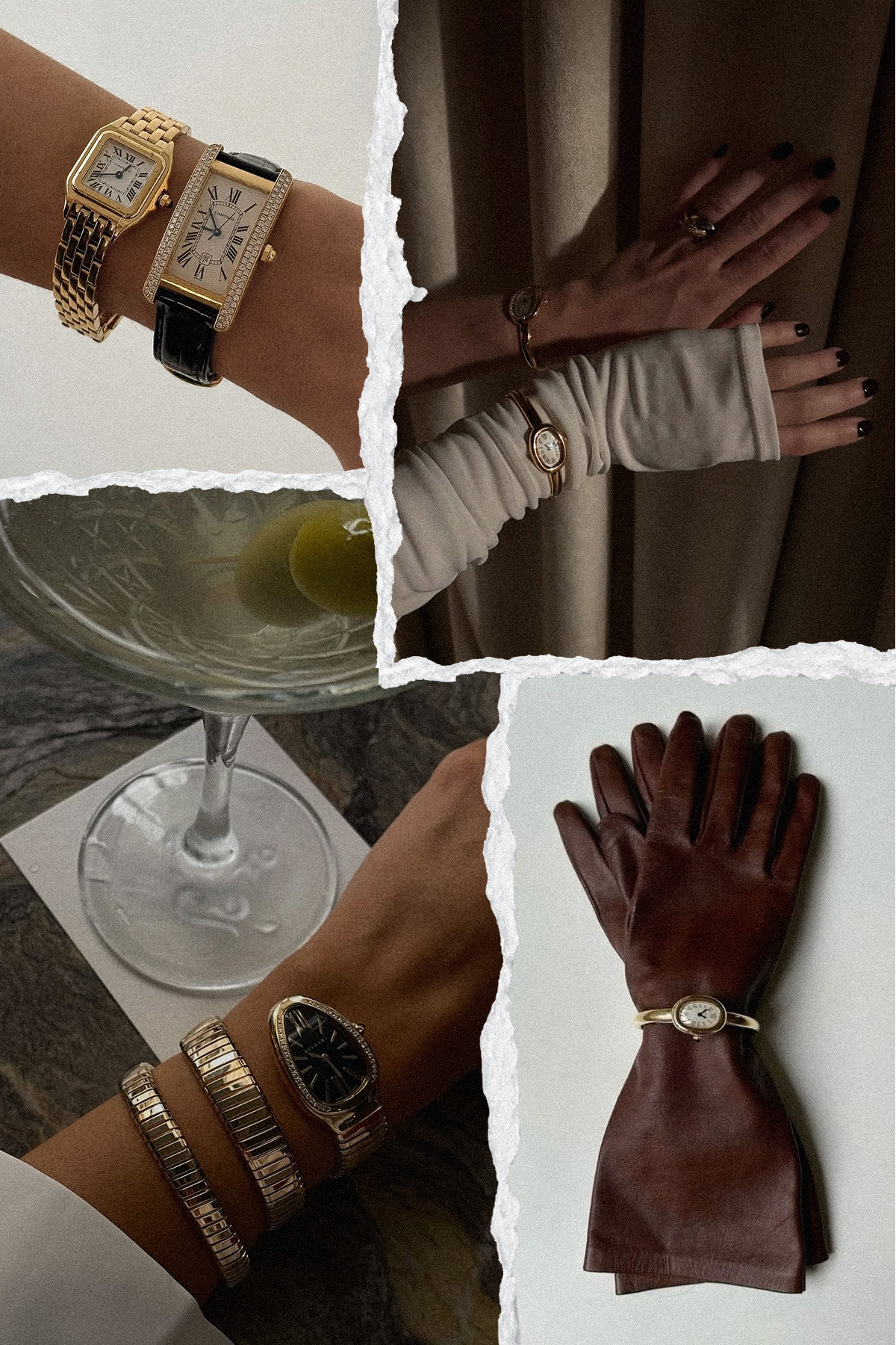 An image of the cocktail watch luxury jewellery trend.