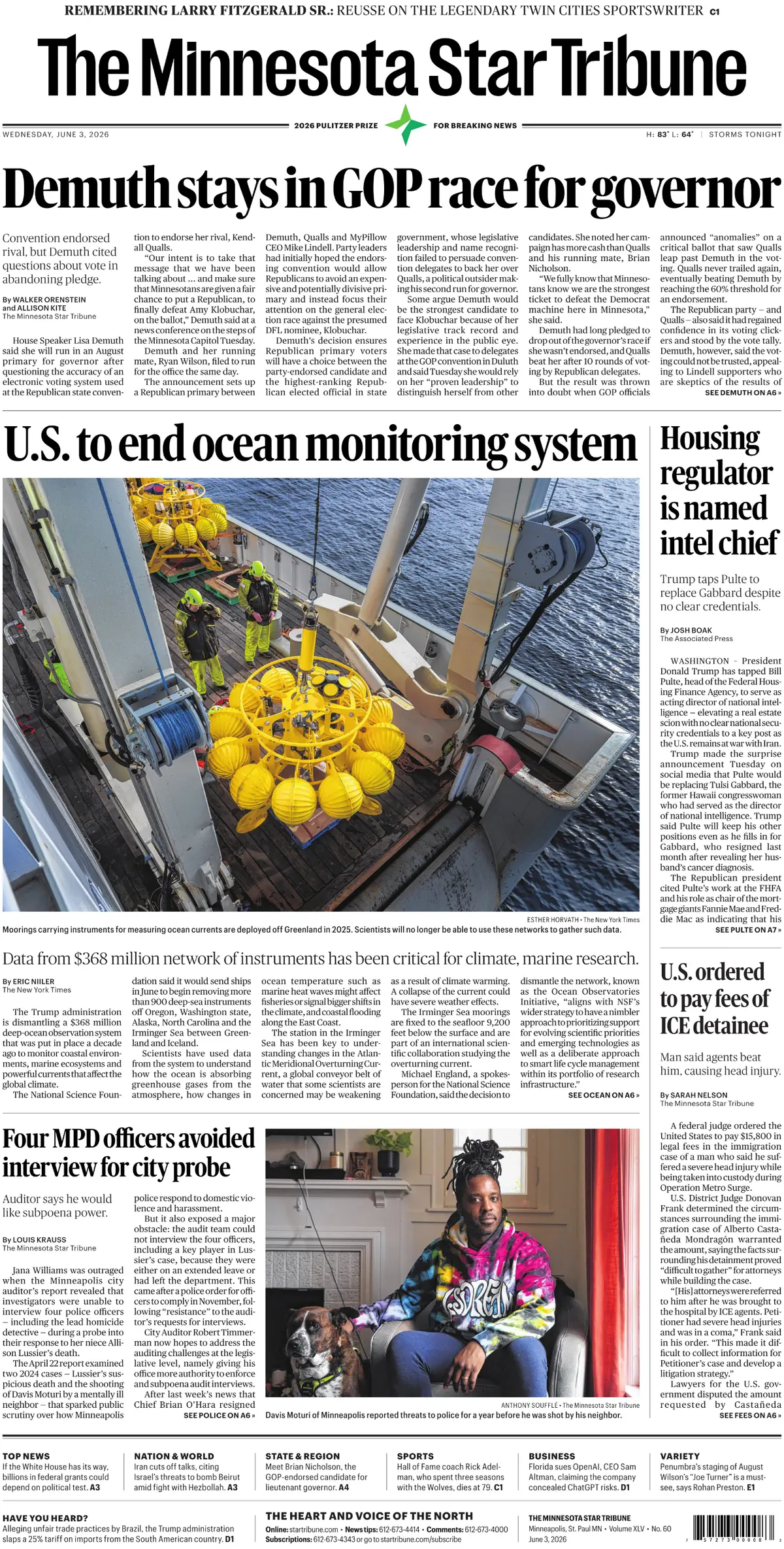 The Minnesota Star Tribune