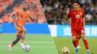 North Macedonia vs Netherlands live stream at Euro 2020 — Memphis Depay of Netherlands and Elif Elmas of North Macedonia