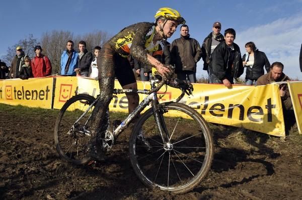 Some riders bore evidence of muddy crashes.