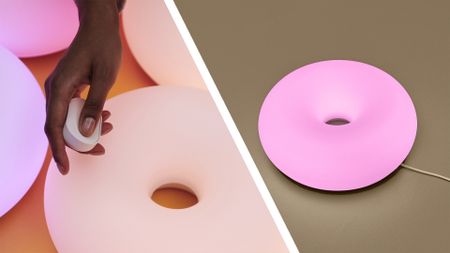 VARMBLIXT donut lamp