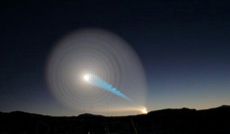 Sky Spiral caused by missle