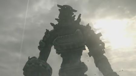 The third colossus, Gaius, in Shadow of the Colossus