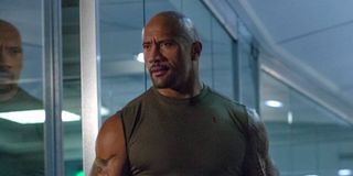 The Rock in Furious 7