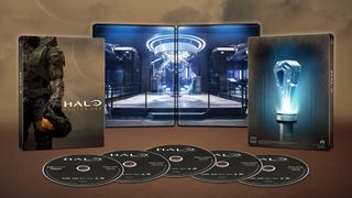 Image of Halo's TV series physical release.