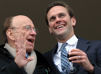 Rupert and James Murdoch