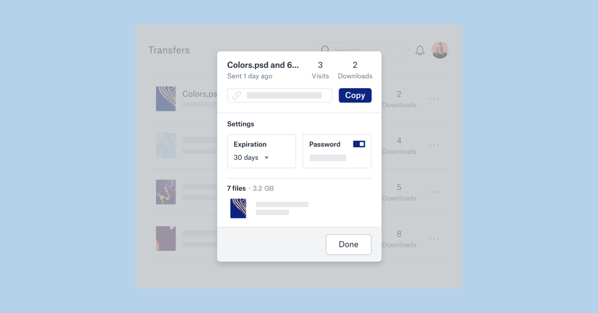 Dropbox Transfer