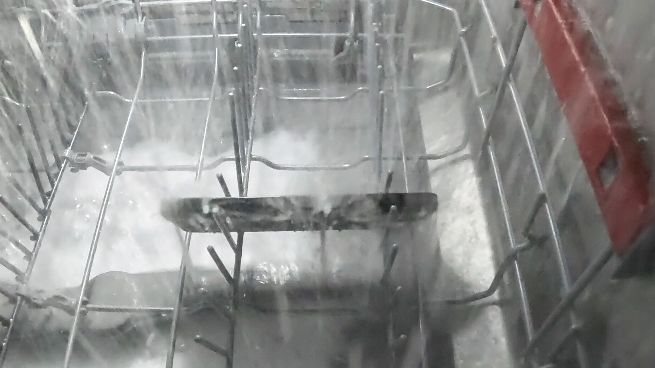 OnePlus 15R during a dishwasher cycle