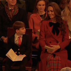 Prince Louis and Kate Middleton share a sweet moment at the Together at Christmas concert. 