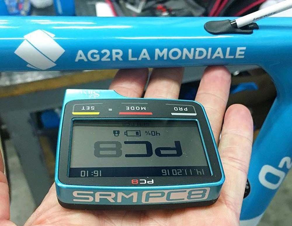 The AG2R-La Mondiale team will use SRM power metres in 2017