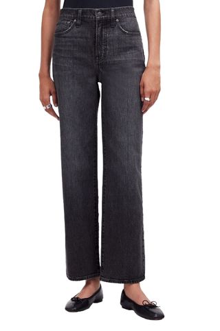 Madewell The Perfect Vintage Wide-Leg Crop Jean (Were $128) 