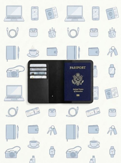Passport Holder With Find My Tracker