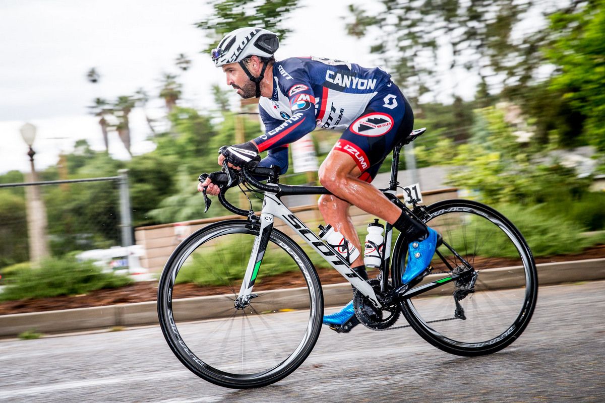 Franciso Mancebo (Canyon Bicycles) riding to the stage win