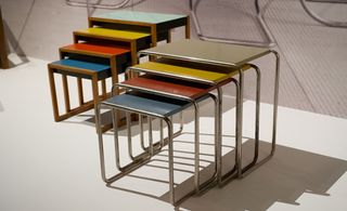 set of stacking tables (c.1927) by Josef Albers and nesting tables