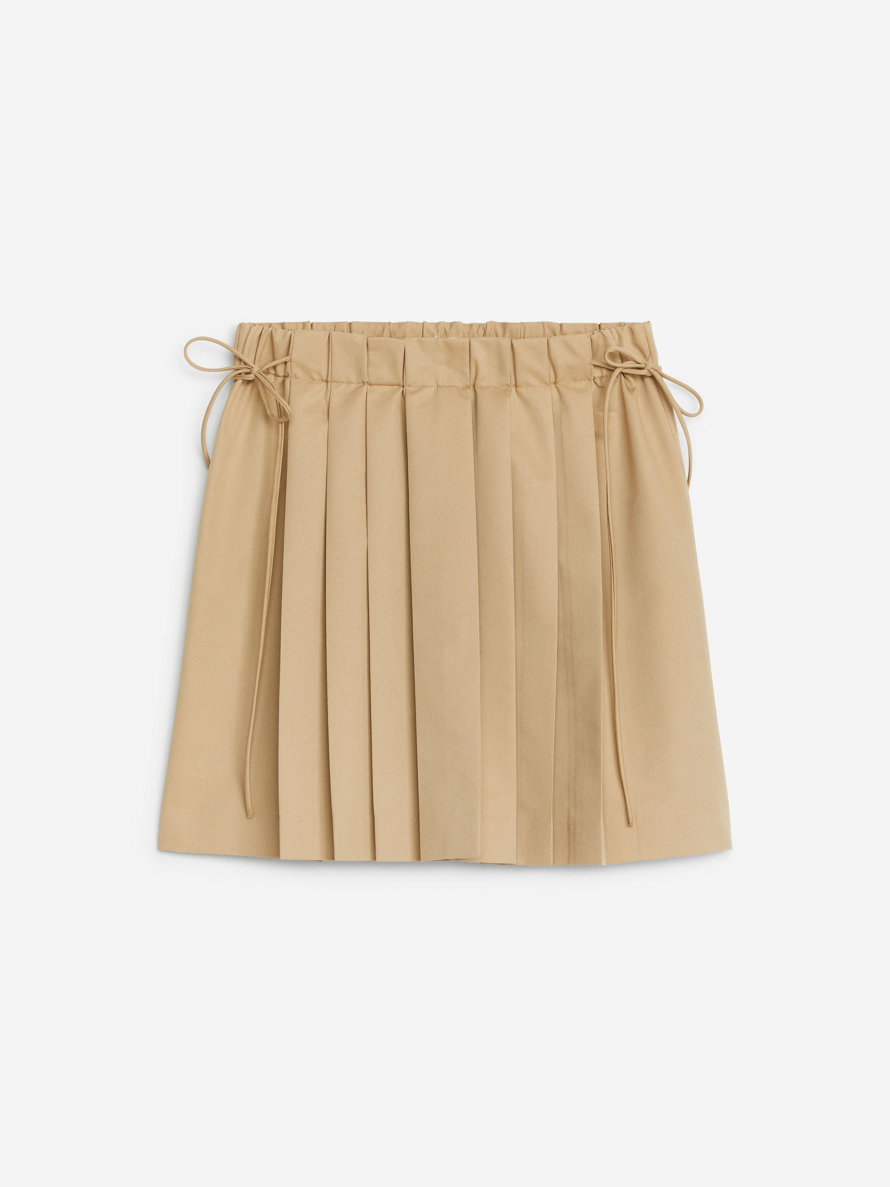 Pleated Midi Skirt – Beige – Women – Arket Gb