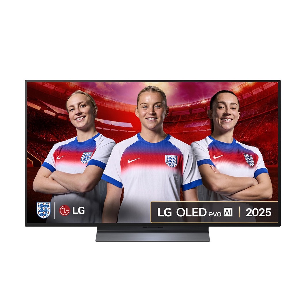 An LG C5 48-inch TV on a white background.