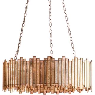 gold glass chandelier from Pooky