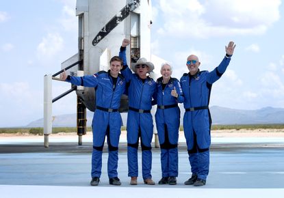 The Blue Origin crew