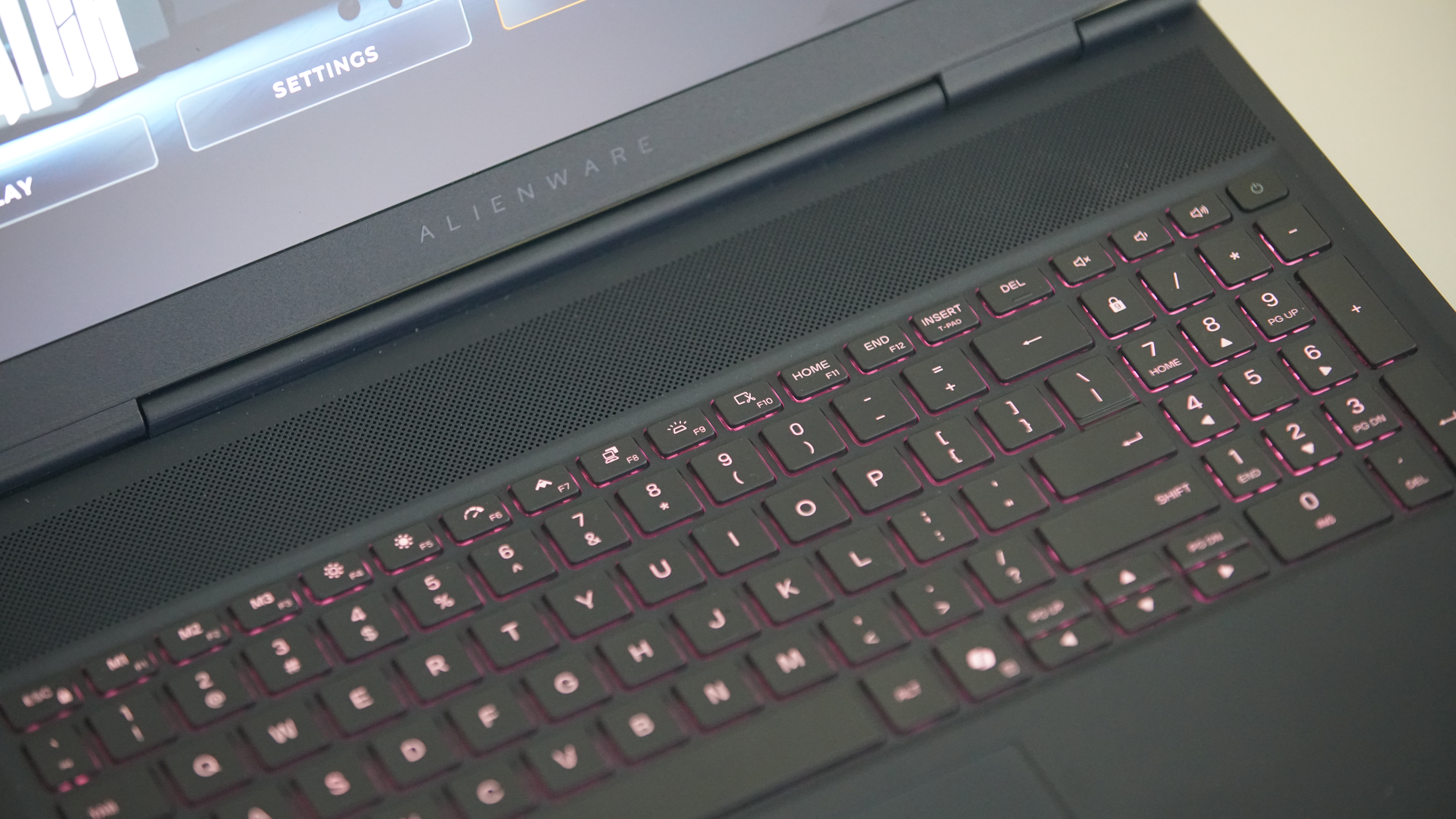 Alienware 16X Aurora on a desk