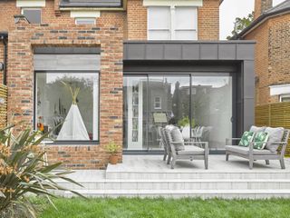 an extension to a london home with a picture window