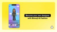 Snapchat's latest update brings AI-backed clothing for Bitmojis.