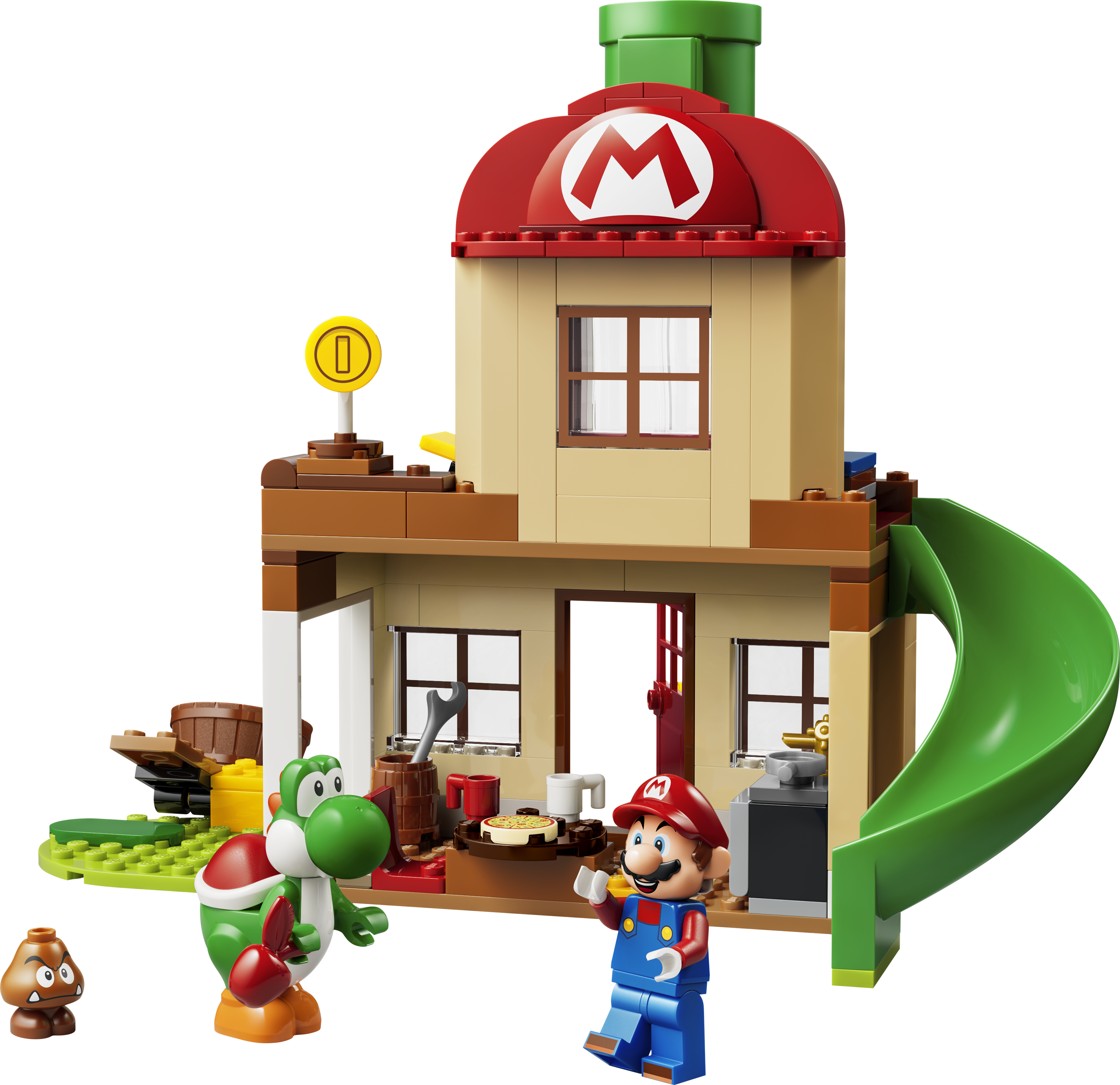 Yoshi at Mario's House