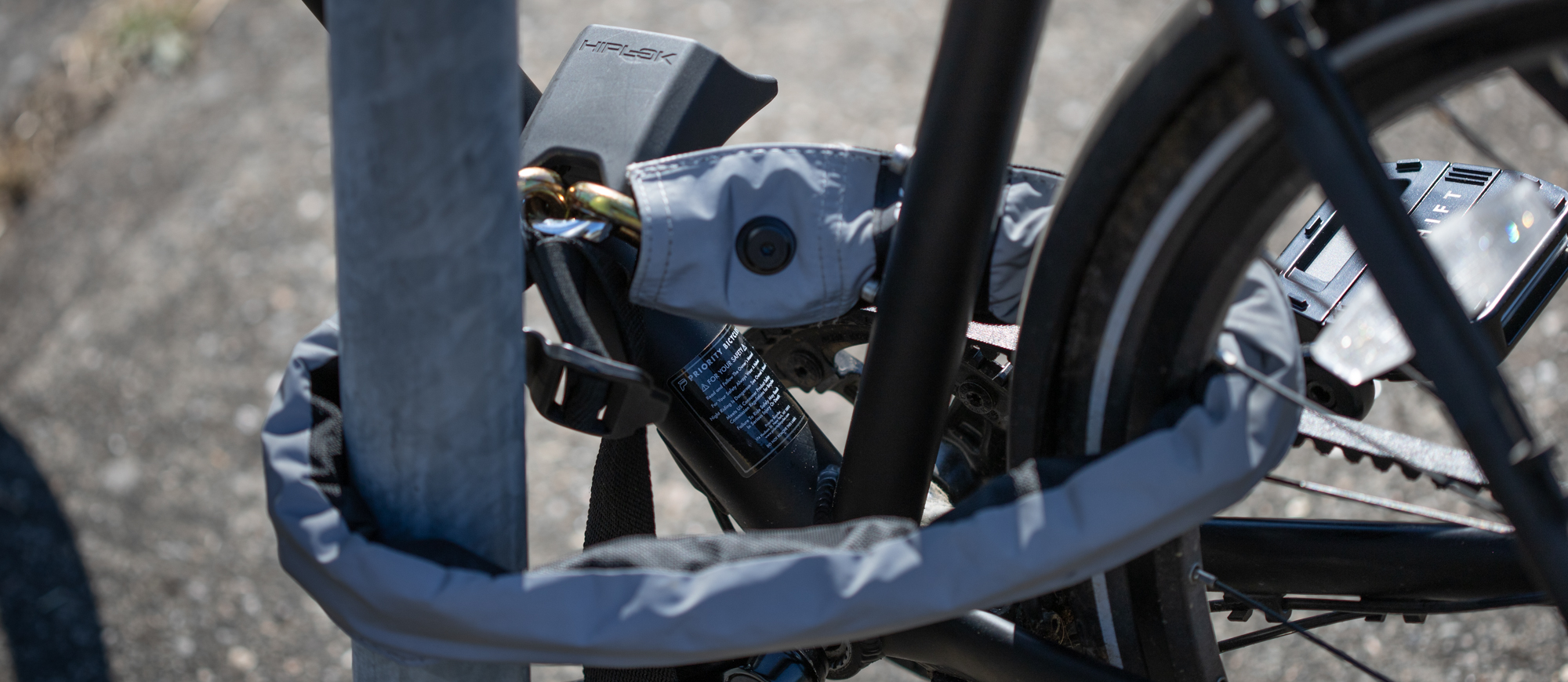 Bike chain lock store target