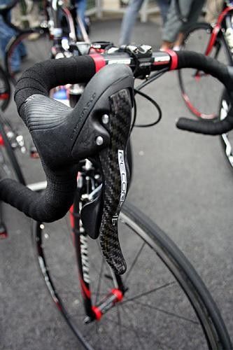Stijn Devolder (Quick Step) is one of just seven riders using Campagnolo's new 11-speed Record groupset in this year's Tour de France.