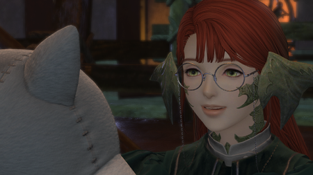 Halmarut holds Calyx in Final Fantasy 14.