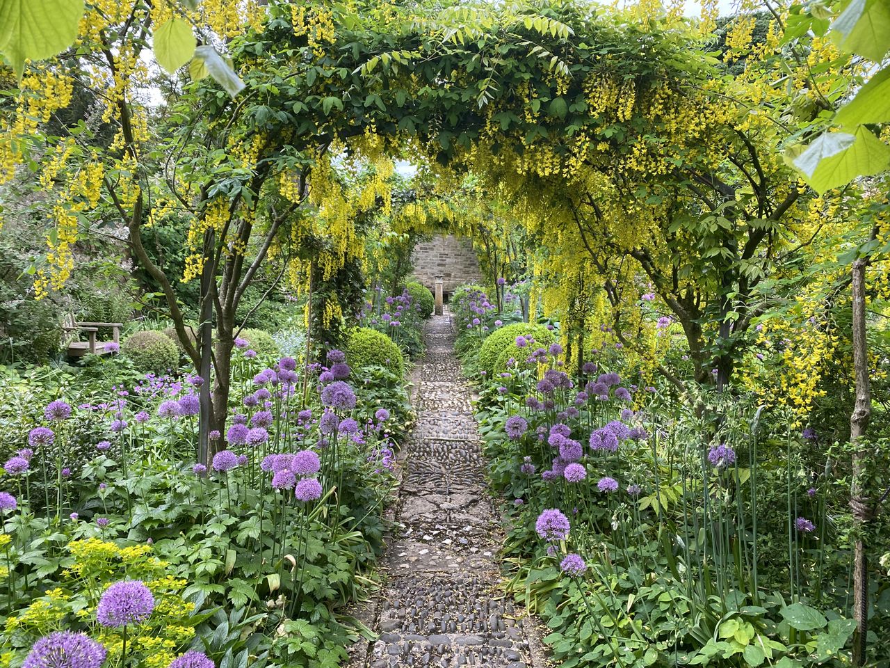 The gardens at Barnsley House Hotel
