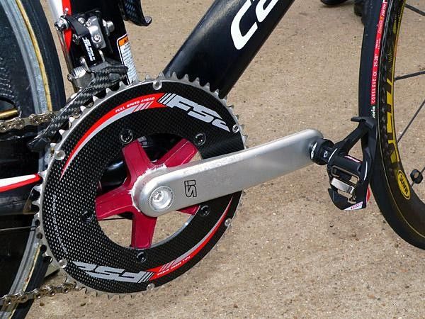 Cannondale's Si crankset is among the lightest available.