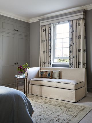 Introduce pelmets into your space for one take on a modern window treatment idea