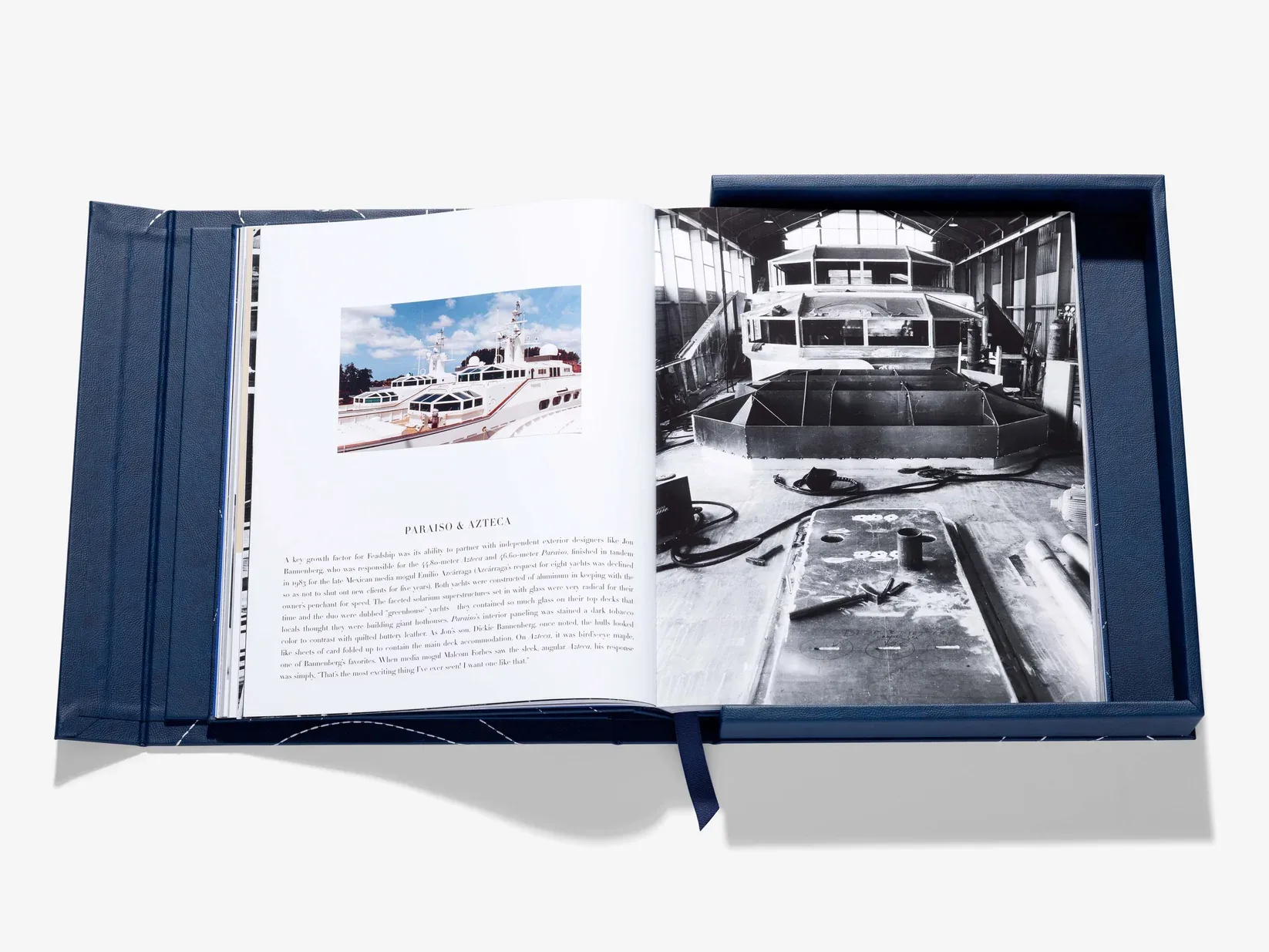 A spread from Feadship by Assouline