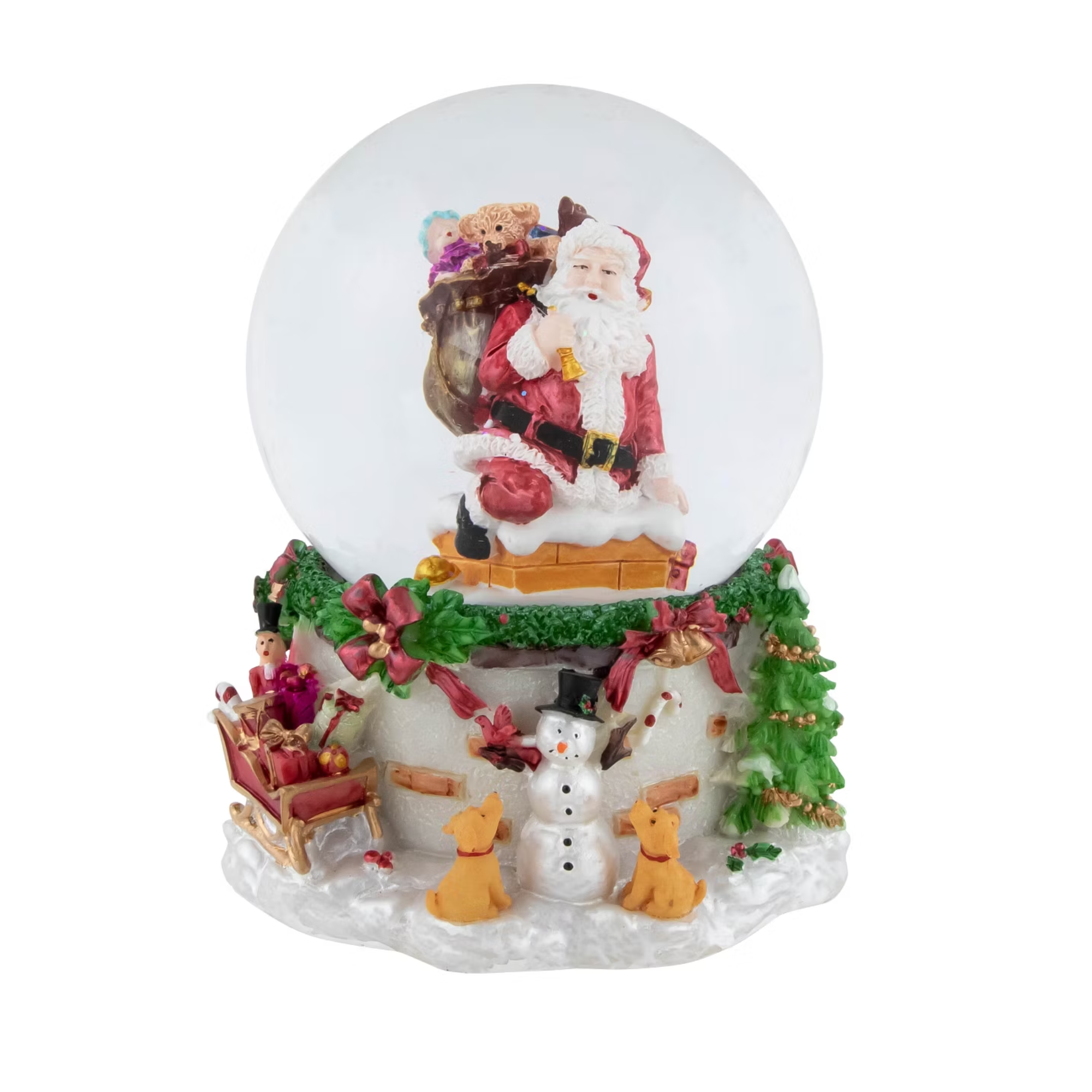 nostalgic Christmas snow globe