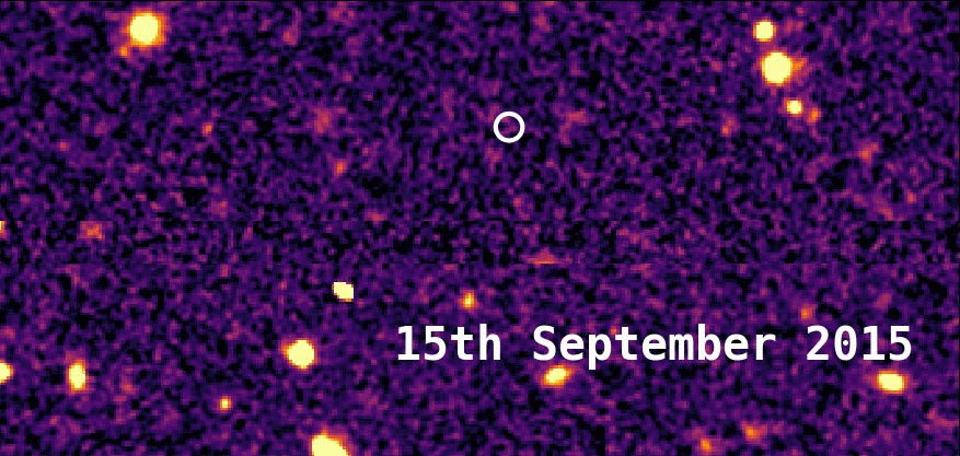 This animation shows the appearance of the superluminous supernova DES16C2nm, which occurred 10.5 billion years ago. It is the farthest star explosion ever seen, scientists say.