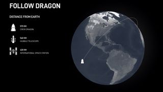 SpaceX has a live Crew Dragon tracking tool on its website for the Inspiration4 mission.