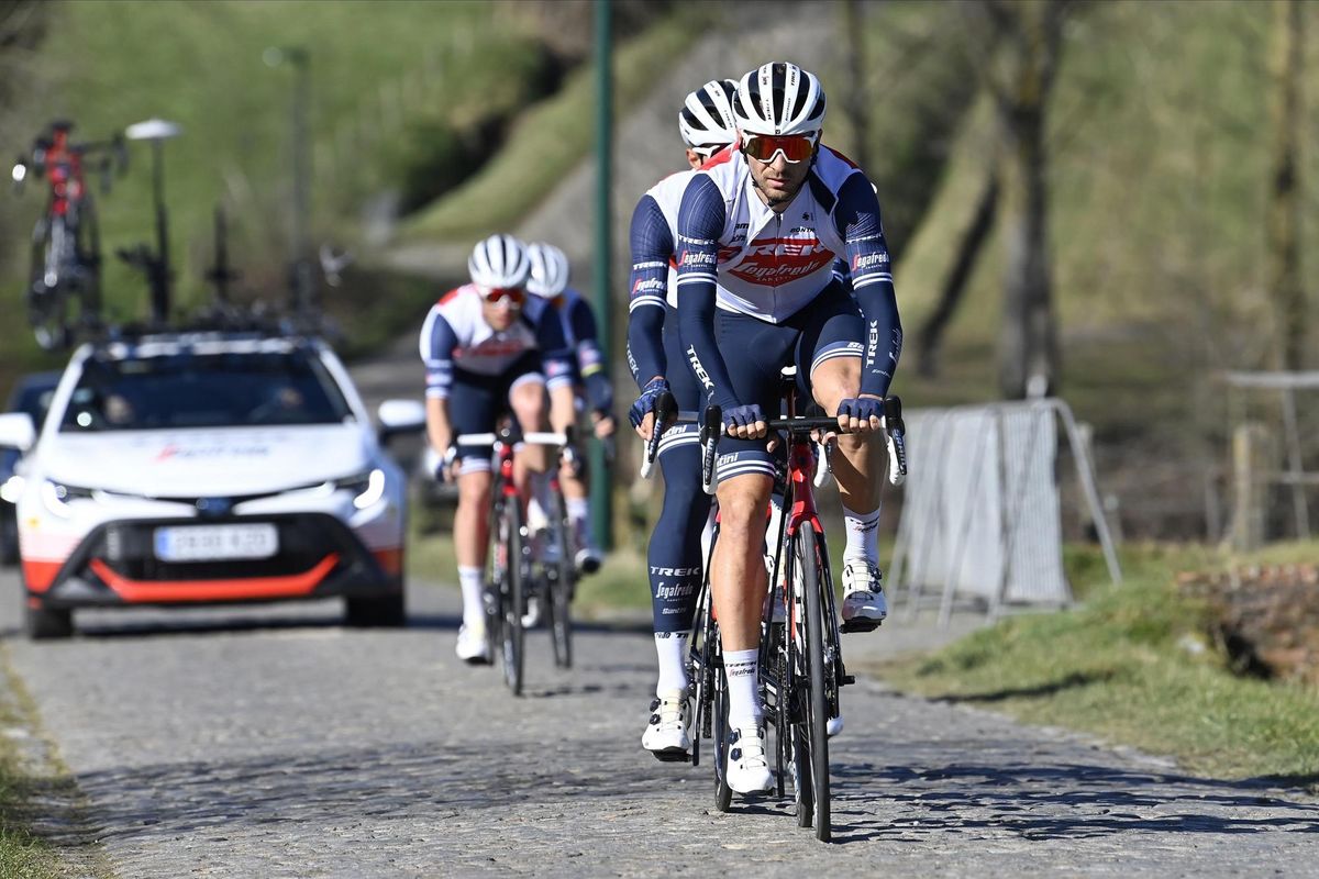 Omloop Het Nieuwsblad 2021 75h Edition Training Flanders Classics 25022021 Edward Theuns BEL Trek Segafredo photo Nico VereeckenPNBettiniPhoto2021