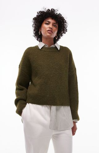 Fluffy Crewneck Sweater