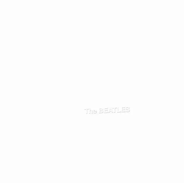 ビートルズのホワイトアルバムのジャケット