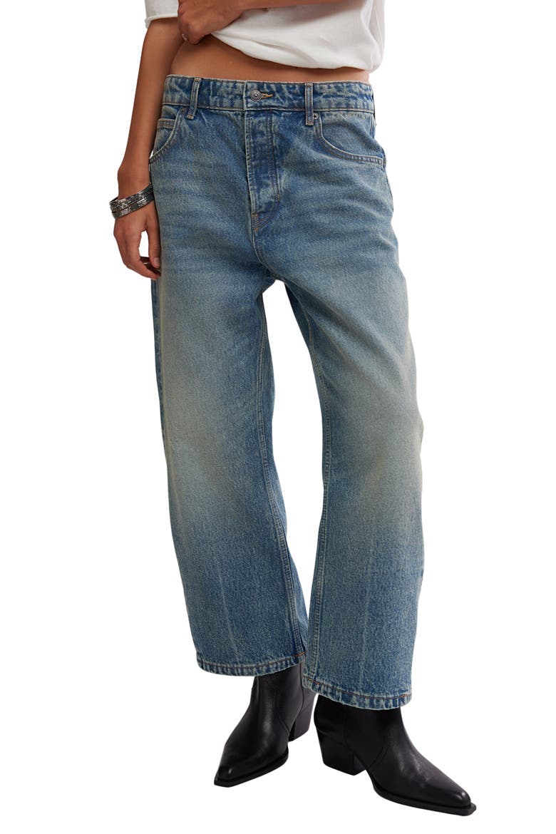 Deep Trance Low Rise Boyfriend Jeans